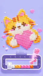 Pixel Gem Loop: Gem Coloring 1
