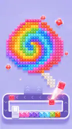 Pixel Gem Loop: Gem Coloring 4