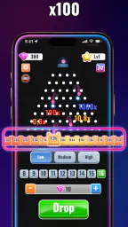 Plinko S x100: Plinko Balls XY 7