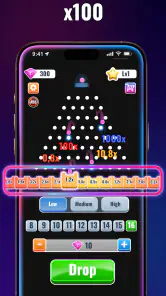 Plinko S x100: Plinko Balls XY screenshot