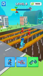 Police Car Shape Shifting Race 3