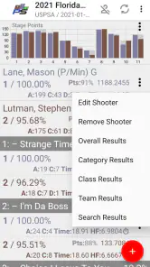 PractiScore Competitor screenshot