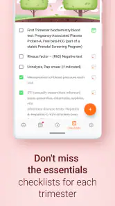 Pregnancy and Due Date Tracker screenshot