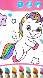 Princess Coloring Book & Games 2