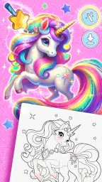 Princess Game Fantasy Coloring 3