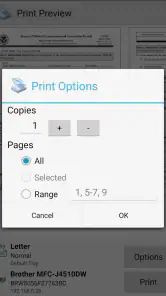 PrinterShare Mobile Print screenshot