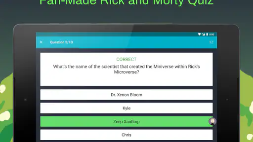 Quiz for Rick and Morty 7