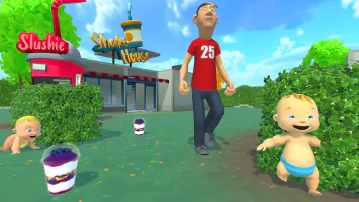 Rainbow Prank: Hide Daddy 2