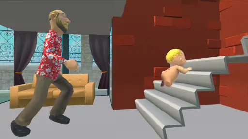 Rainbow Prank: Hide Daddy 7