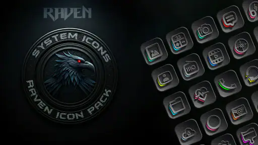 Raven Dark Icon Pack 1