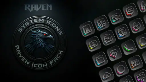 Raven Dark Icon Pack 6