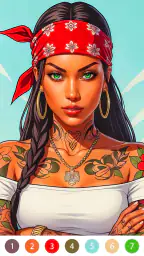 Rebel Gangster Coloring Pages 2