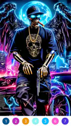 Rebel Gangster Coloring Pages 3