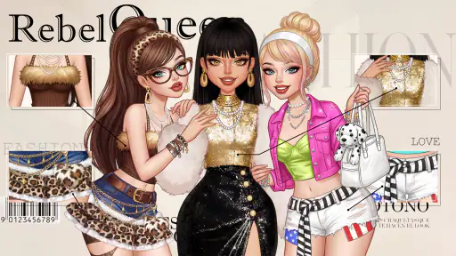 Rebel Glam: Dress Up Games 1