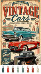 Retro Vibes Paint by Number 1