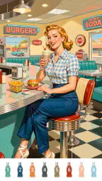 Retro Vibes Paint by Number 2