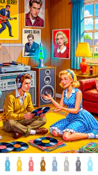 Retro Vibes Paint by Number 4