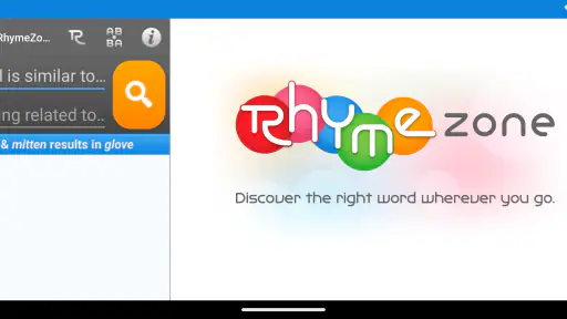 RhymeZone Rhyming Dictionary 5