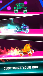 Rider Worlds - Neon Bike Races screenshot
