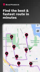 RoadWarrior Route Planner screenshot