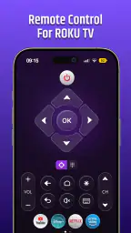 Roku Remote Control & TV Cast 1
