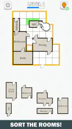 Room Sort - Floor Plan Game 2