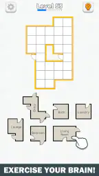 Room Sort - Floor Plan Game 4