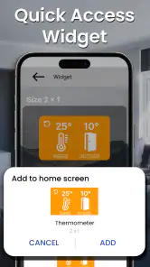 Room Temperature Thermometer screenshot