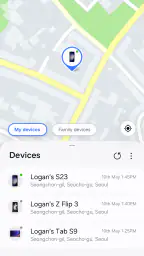 Samsung Find: Location Sharing 6