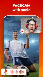 Screen Recorder: Facecam Audio 4