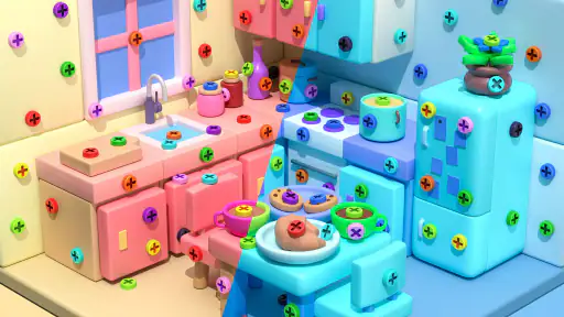 Screw Tap Jam™: Screw Sort 3D 2