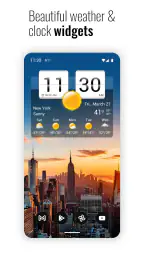 Sense flip clock & weather Pro 1