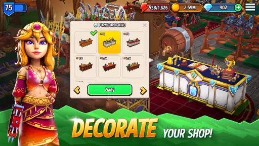 Shop Titans: Crafting Tycoon 3