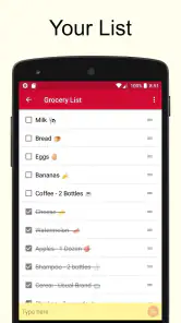 Shopping List - Simple & Easy screenshot