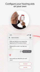 Signia App screenshot