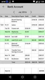 Simple Checkbook Ledger 2