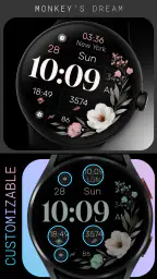 Simple Floral Watch Face 3