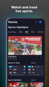Sling: Live TV + Freestream screenshot