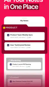 Smart Noter - AI Note Taker screenshot