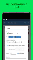 SmartPack - packing lists 3