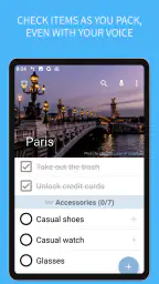 SmartPack - packing lists 6