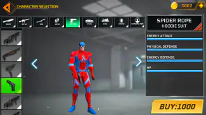 Spider Rope Action Game screenshot