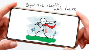 Stickman: draw animation maker screenshot
