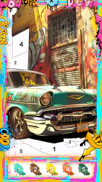 Street Art-Color by number 4