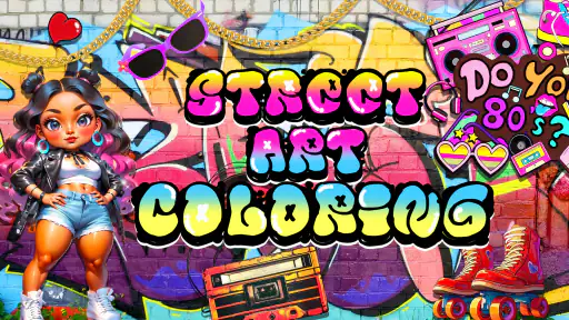 Street Art-Color by number 5