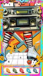Street Art-Color by number 6