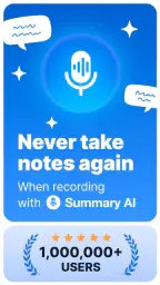 Summary - AI Note Taker 1