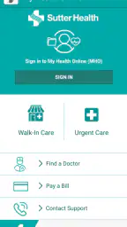 Sutter Health My Health Online 1