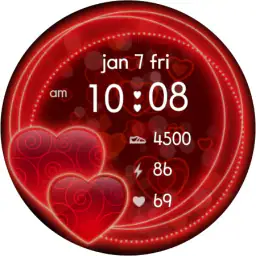 Sweet Hearts Watch Face 6