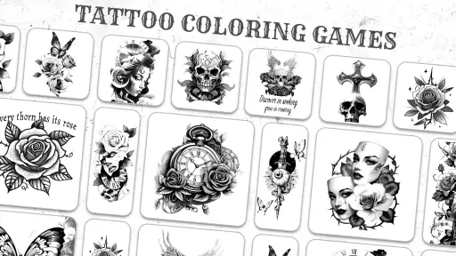 Tattoo Coloring games 2